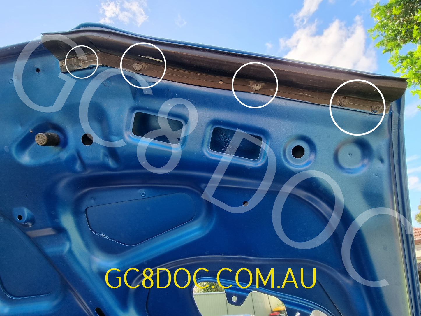 Subaru Impreza 92-07 GC8 GF8 GM8 GD Clip Bonnet Seal 90826FA000