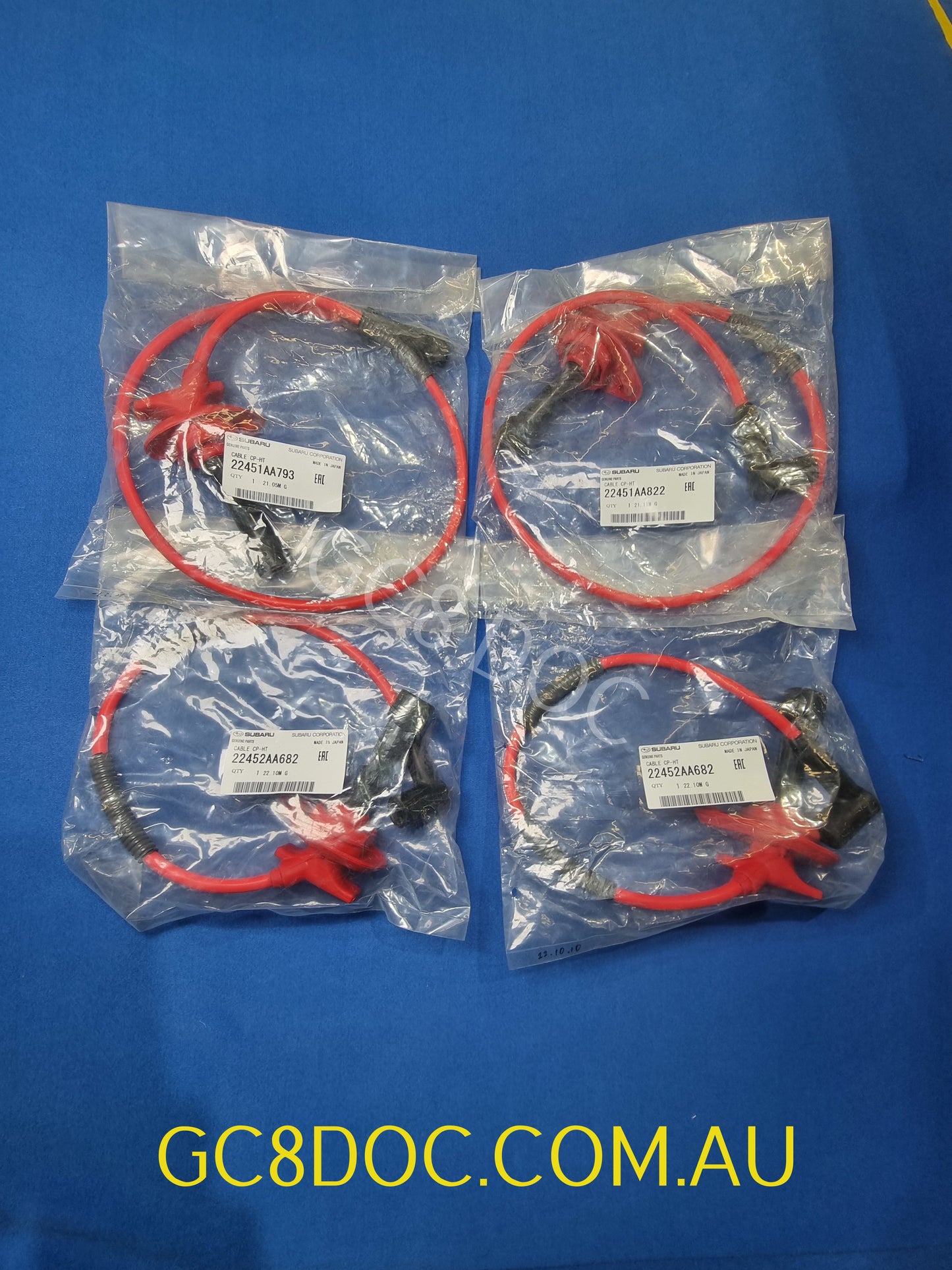 Subaru Impreza 99-00 GC8 GF8 GM8 WRX STI Ignition Leads 22451AA793 22452AA682 22451AA822