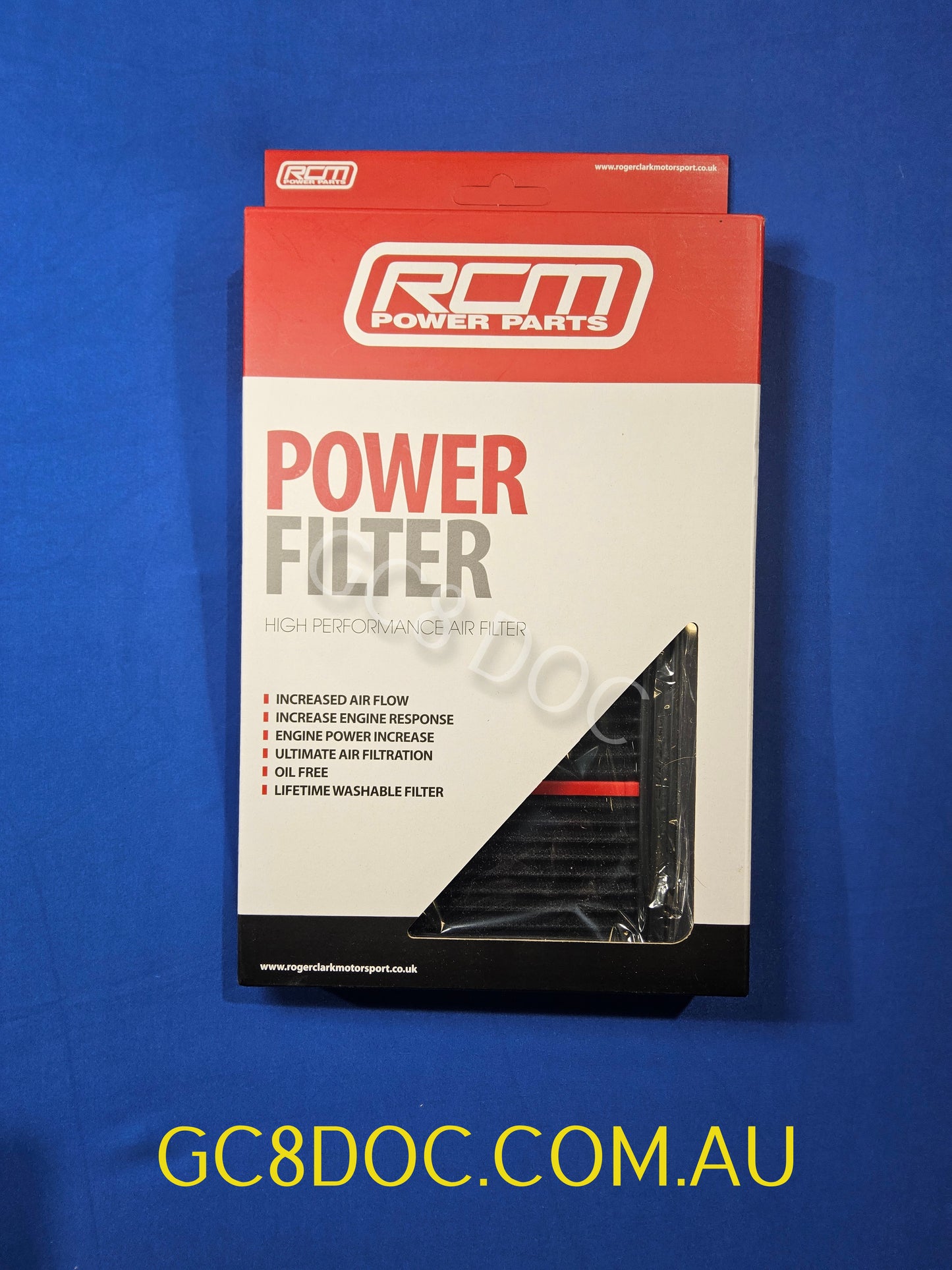 RCM High Performance Panel Air Filter For Subaru Impreza 1992 - 2007 GC8 GF8 GM8