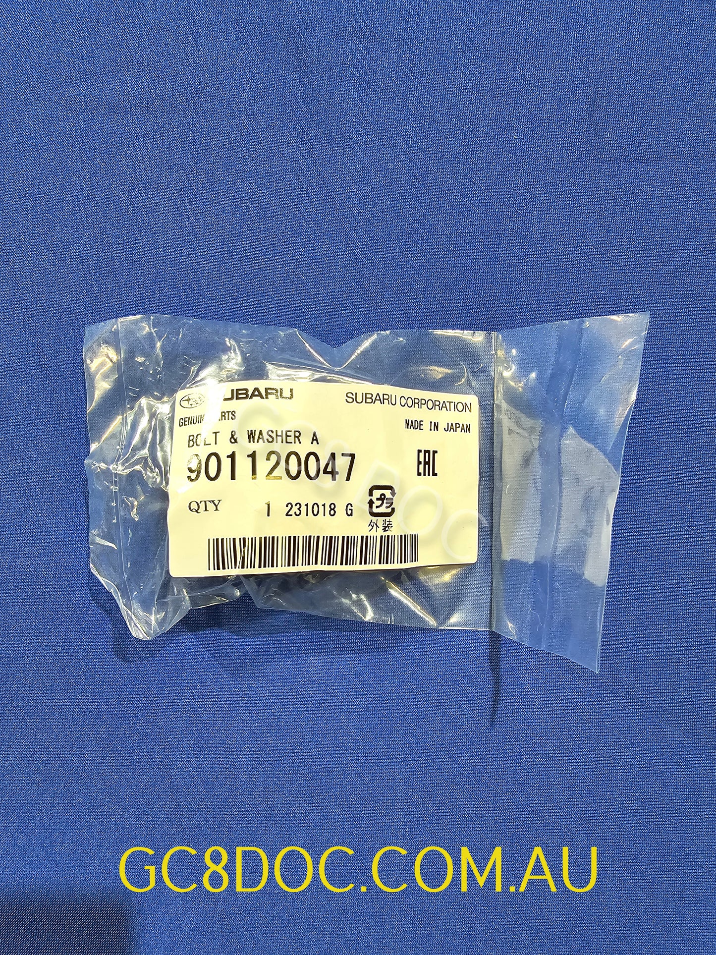 Subaru Impreza 92-07 GC8 GF8 GM8 GD Bolt & Washer Bumper Beam / Exhaust 901120047