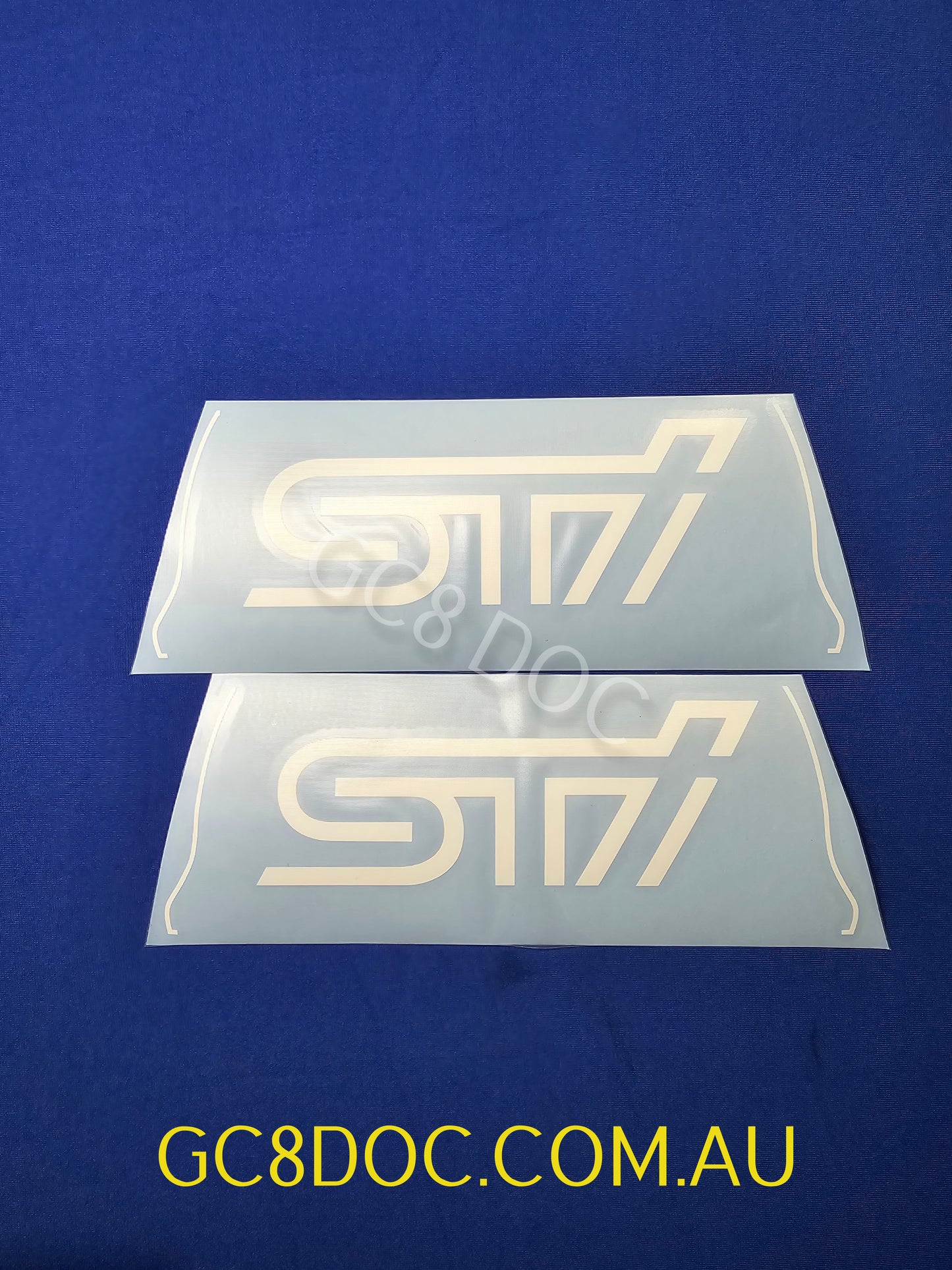Subaru GC8/GF8 WRX STI 22B Fog Light Decals (pair)