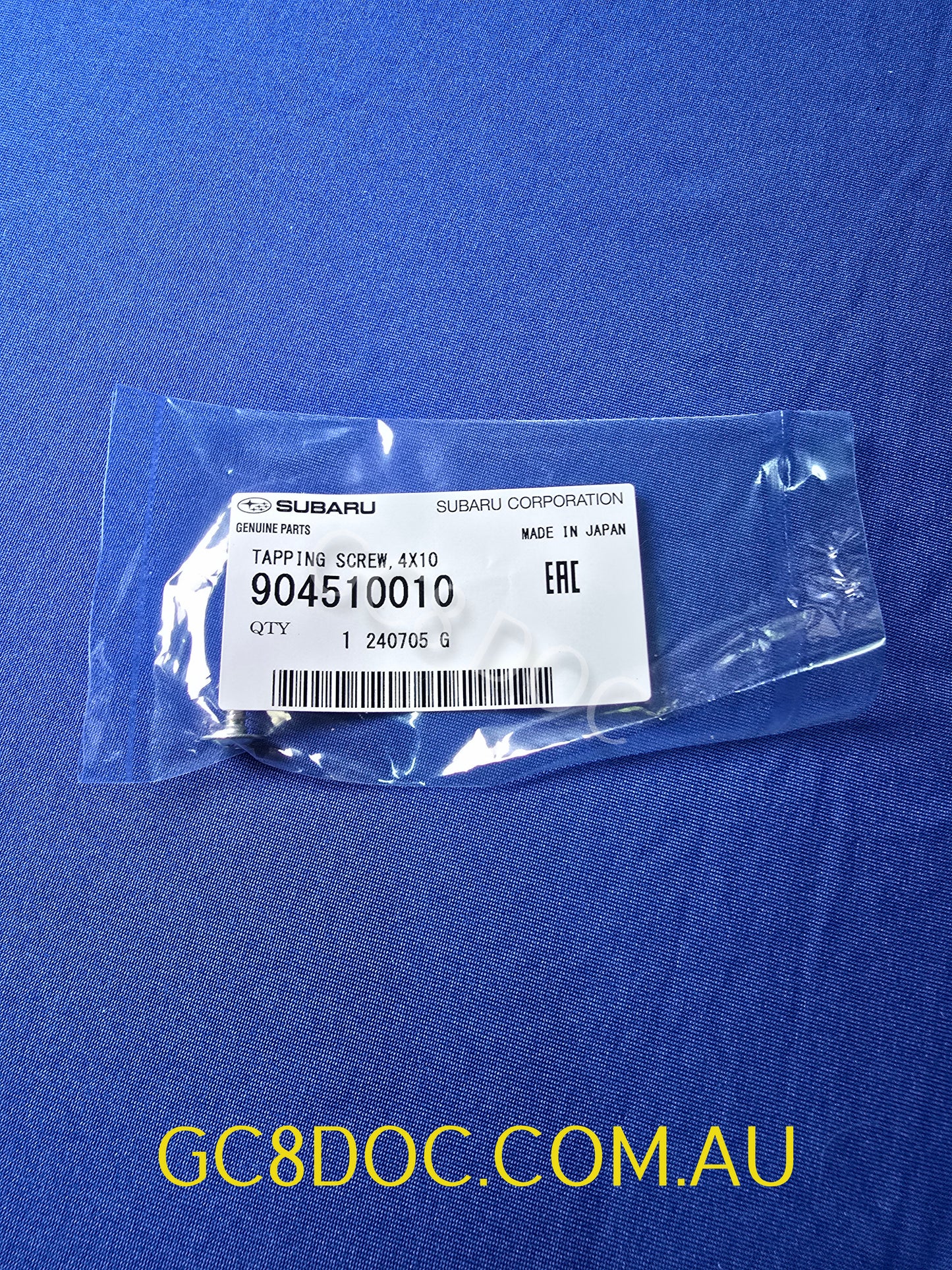Subaru Impreza 92-14 GC8 GF8 GD Screw Side Retainer Moulding 904510010