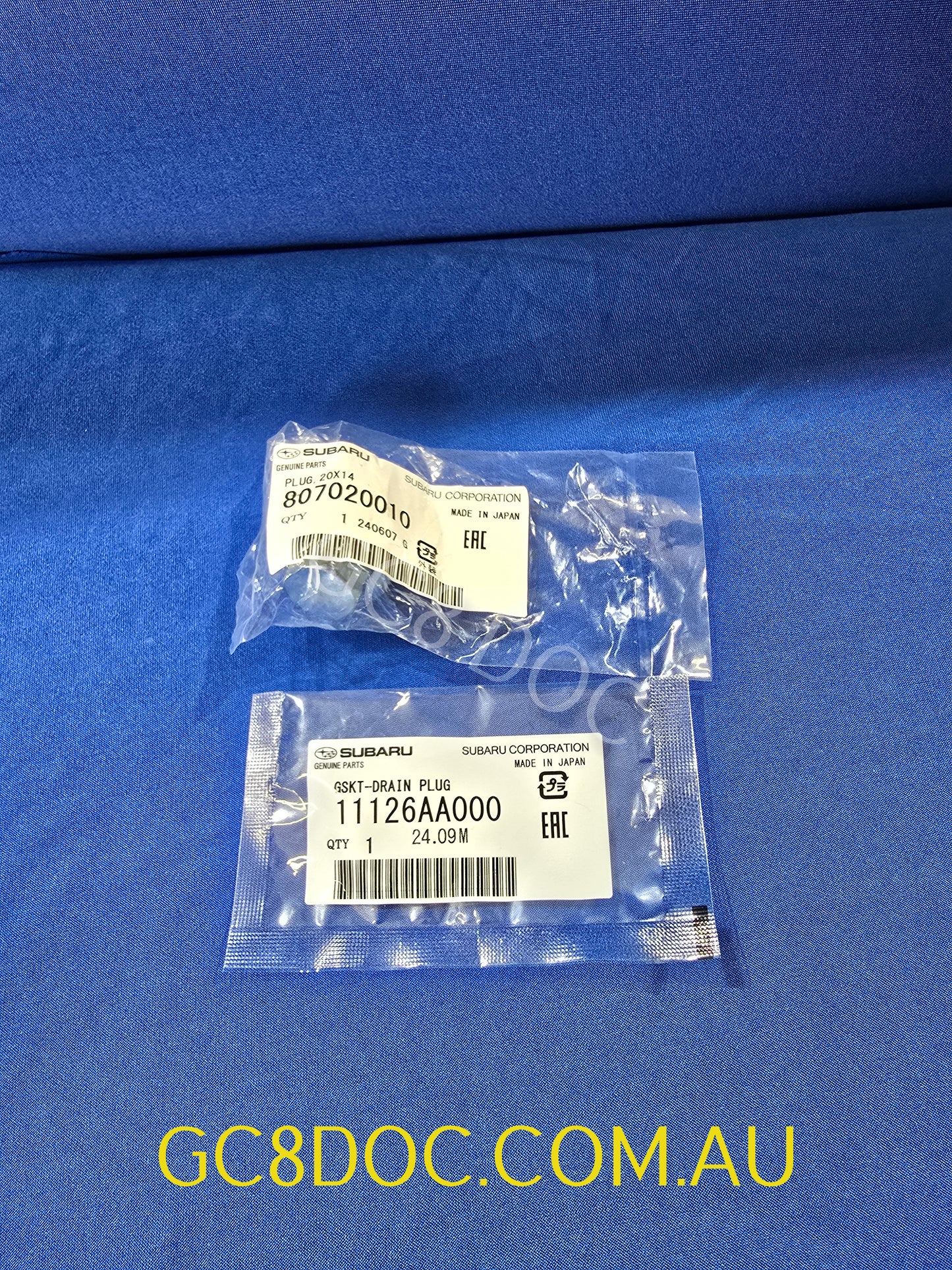 Subaru Impreza 92-14 GC8 GF8 GM8 GD Oil Sump Drain Plug + Washer 807020010 11126AA000