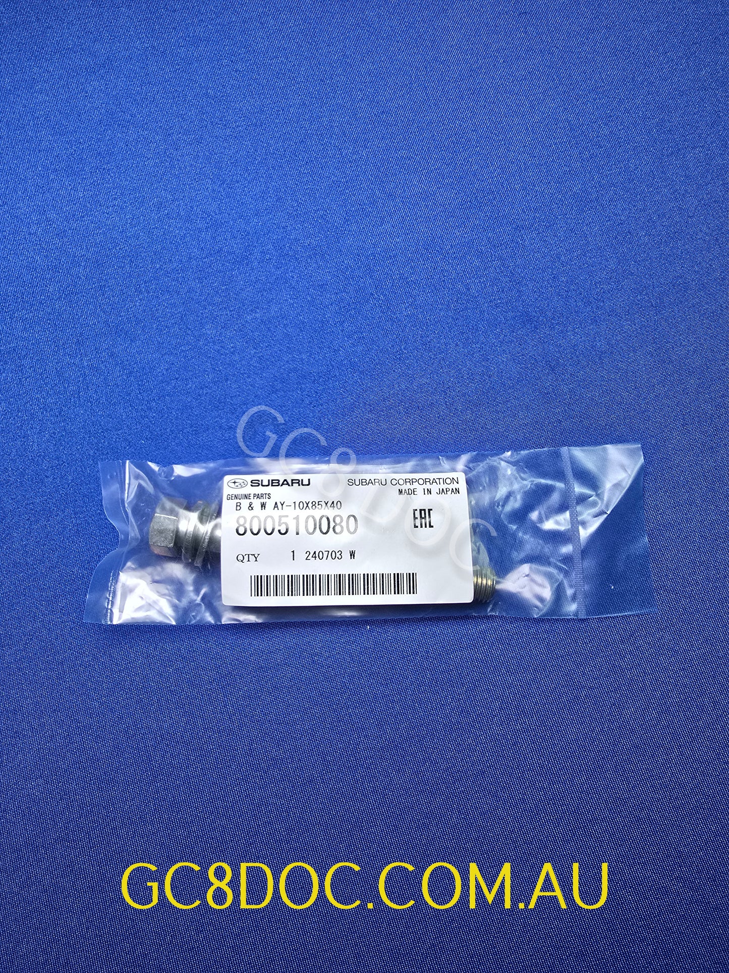 Subaru Impreza 98-07 GC8 GF8 GM8 GD WRX STI Bell Housing Bolt 800510080