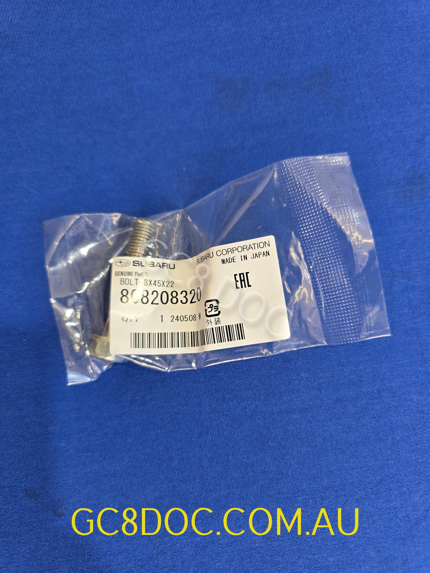 Subaru Impreza 98-02 GC8 GF8 GM8 GD Small Idler Bolt 808208320