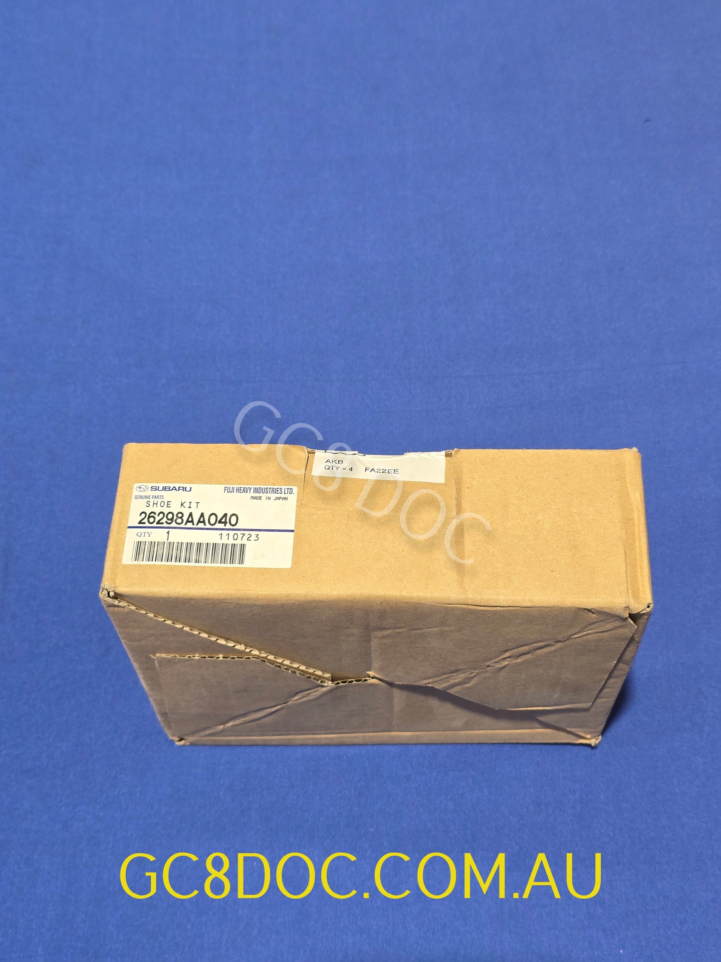 Subaru Impreza 92-00 GC8 GF8 GM8 WRX STI 22B Handbrake Shoe Kit 26298AA040