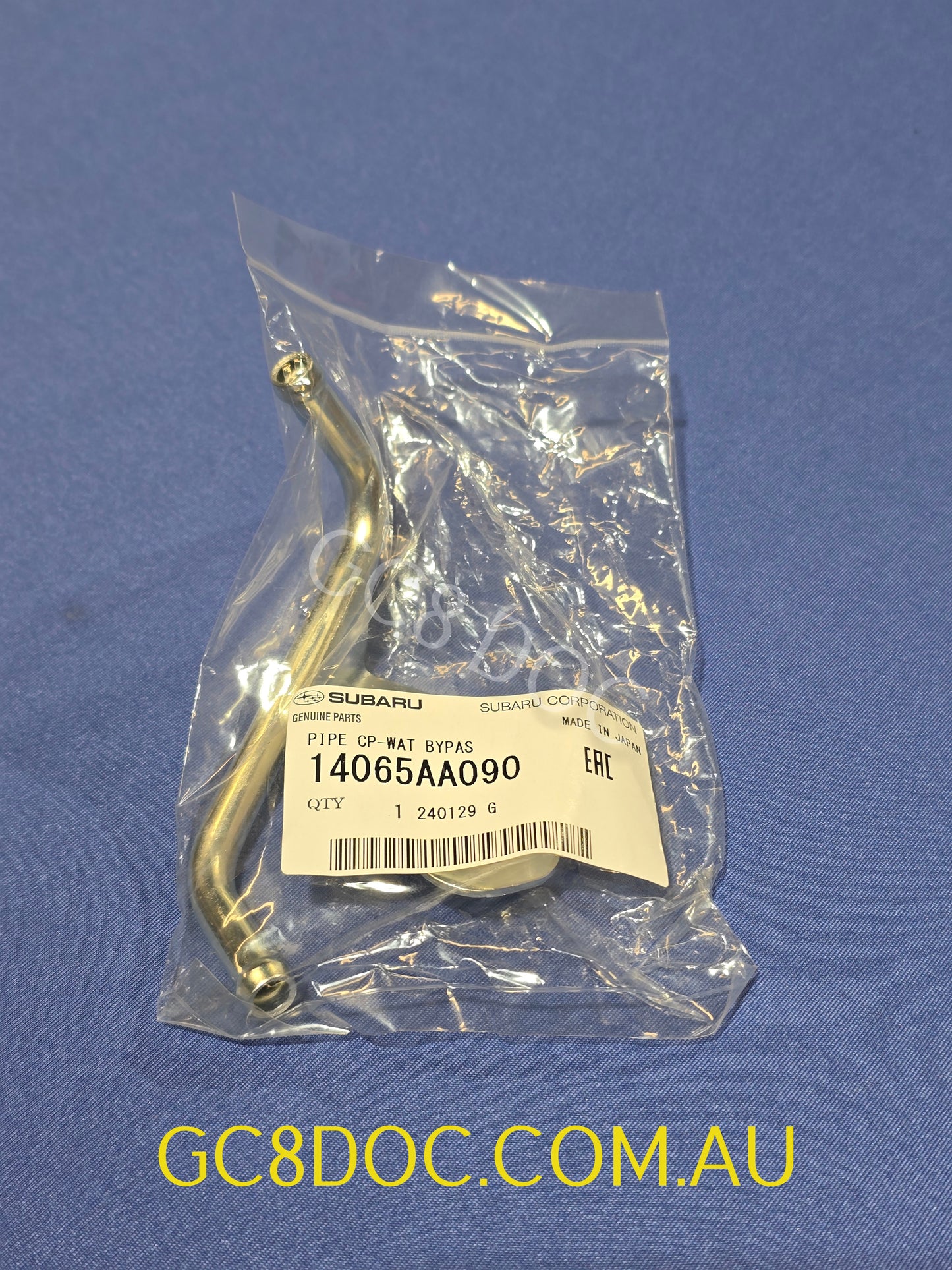 Subaru Impreza 92-00 GC8 GF8 GM8 WRX STI Pipe Coolant Bypass 14065AA090