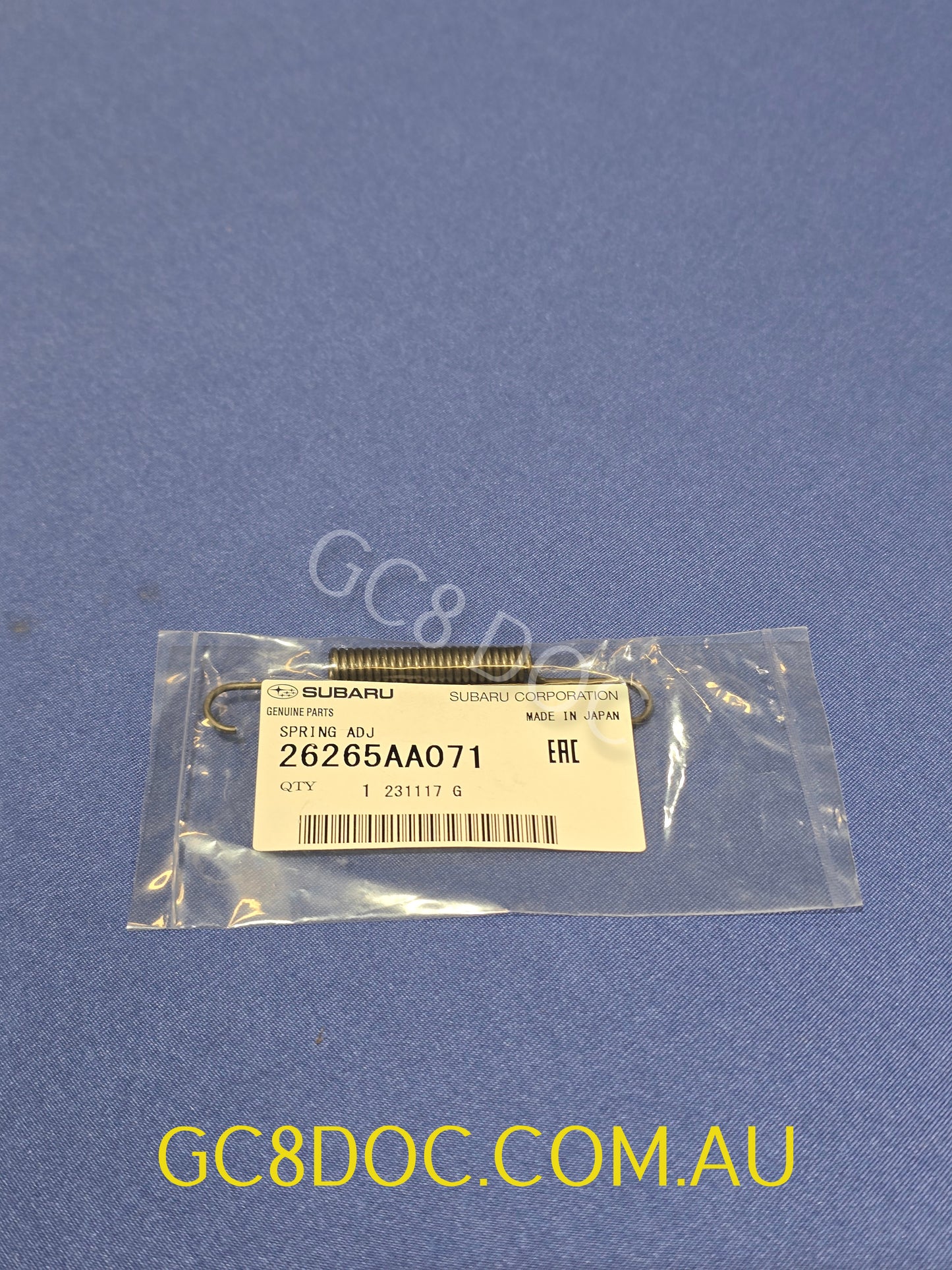 Subaru Spring Adjuster Hand Brake Shoe 26265AA071