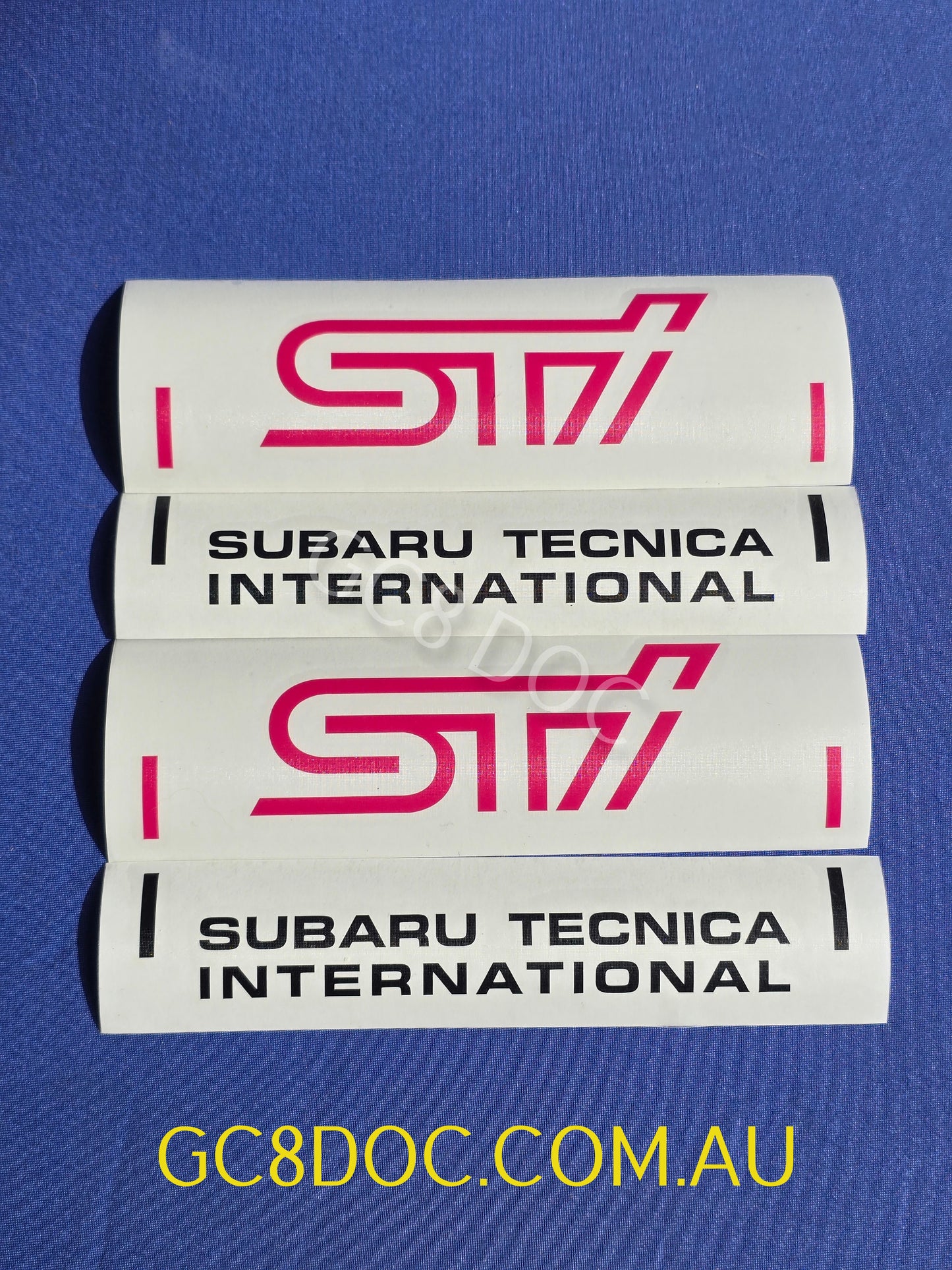 Subaru GC8/GF8 WRX STI 22B Fog Light Decals (pair)