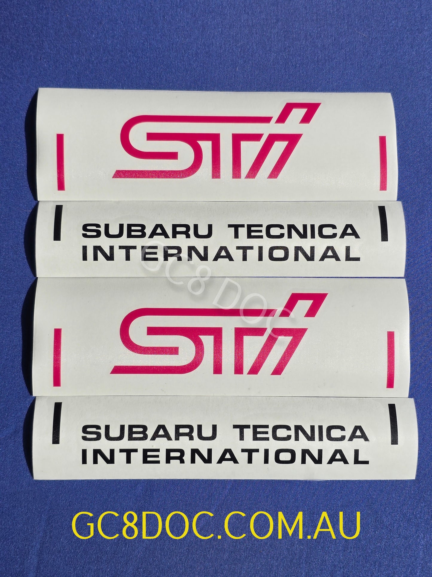 Subaru GC8/GF8 WRX STI 22B Fog Light Decals (pair)
