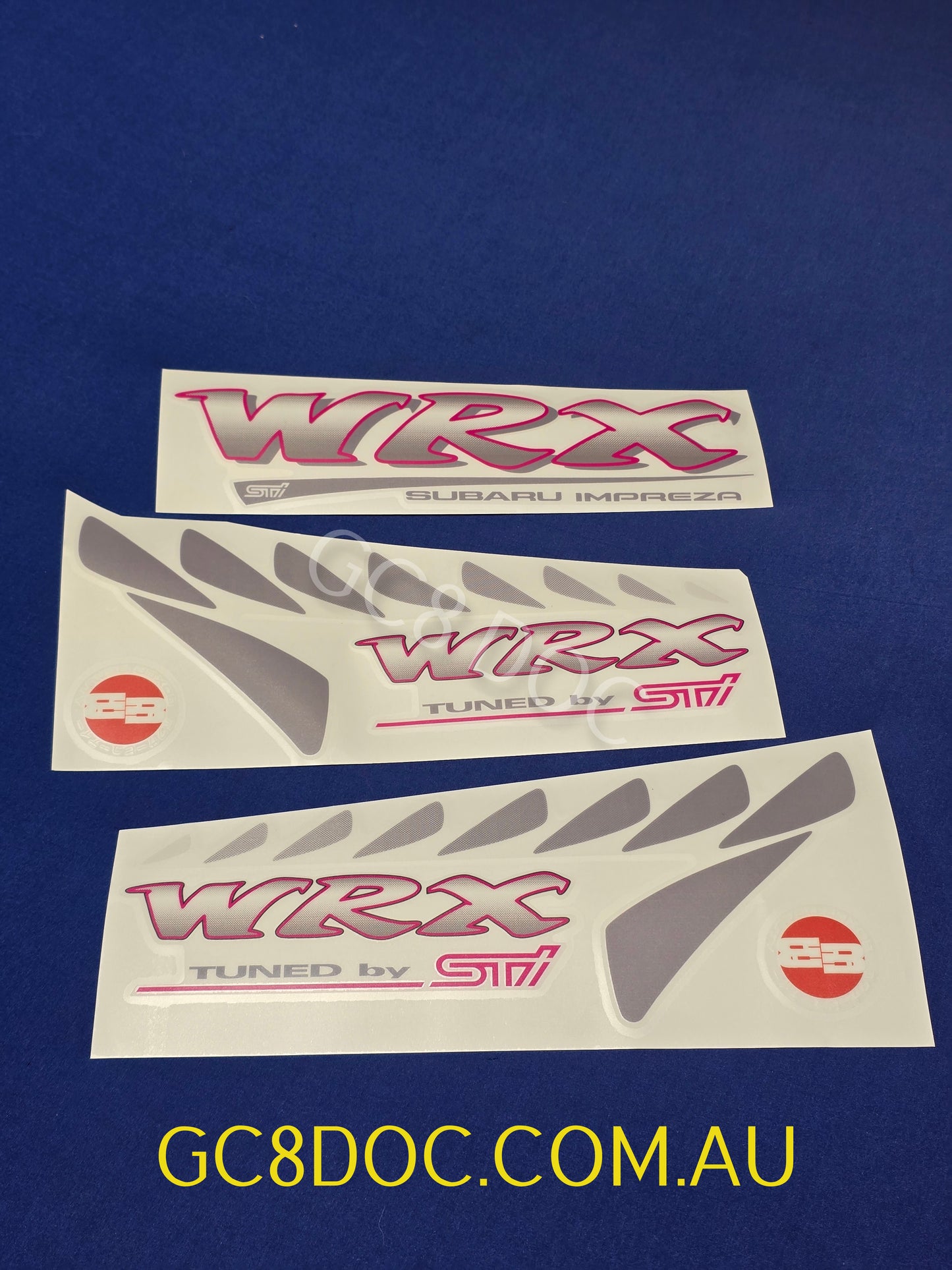 WRX GC8 "Type R" STI Coupe Side Stickers - Pair and Sets