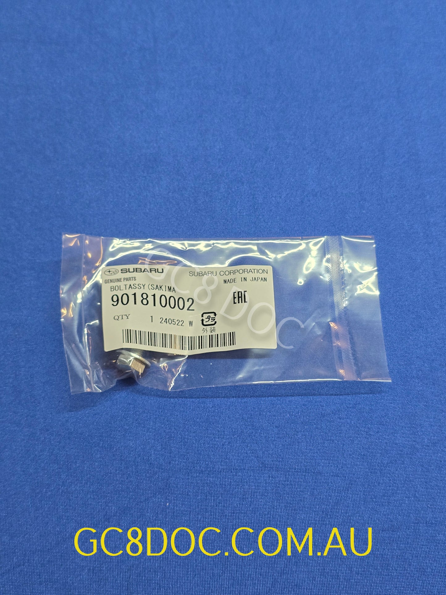 Subaru Fender Bolt & Washer Assembly 901810002