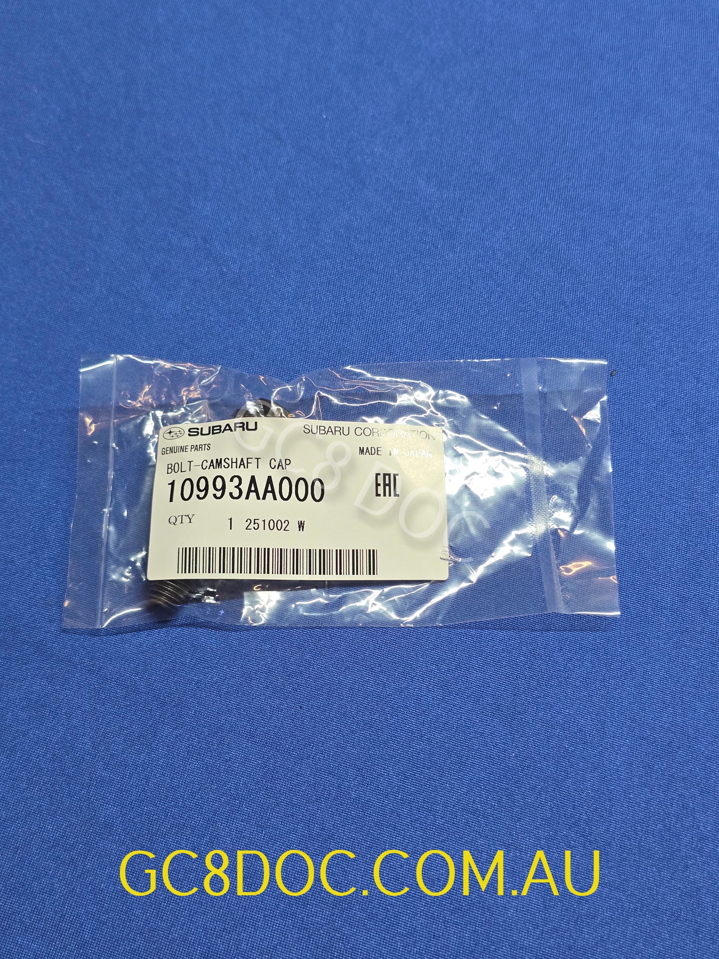 Subaru Bolt Camshaft Cap 10993AA000