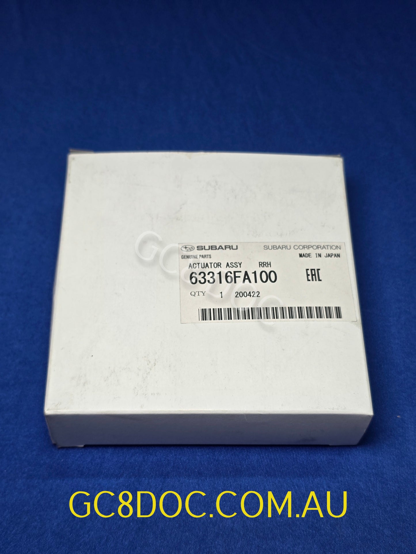 Subaru Impreza 92-00 GC8 GF8 Rear Door RH Actuator 63316FA100