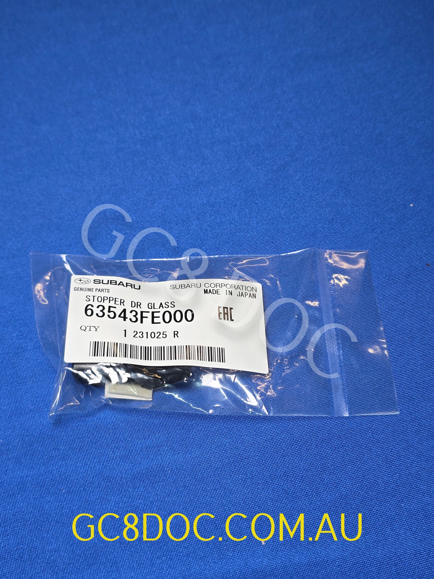 Subaru Impreza 92-07 GC8 GF8 GM8 GD Door Glass Stopper 62723FA000 / 63543FE000