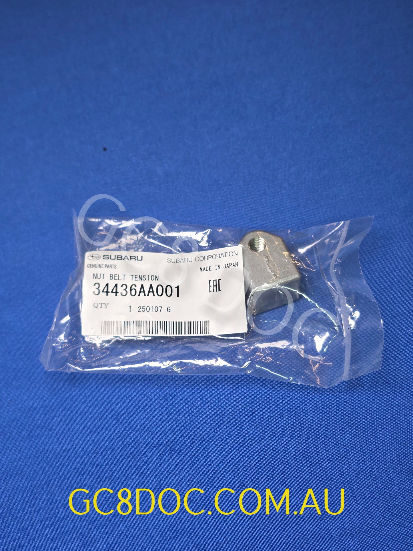 Subaru Nut Alternator Adjuster 34436AA001