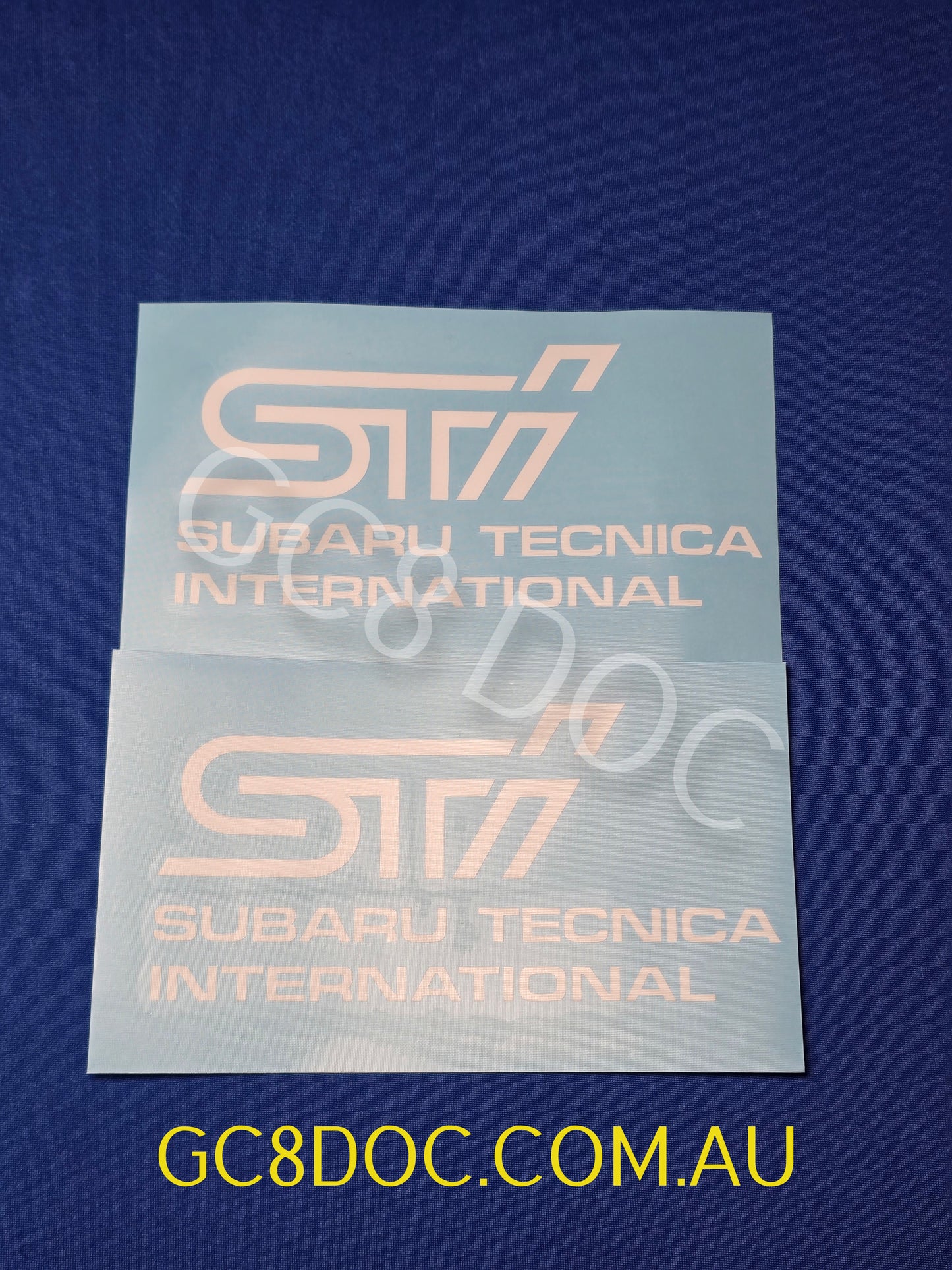 Subaru GC8/GF8 WRX STI 22B Fog Light Decals (pair)