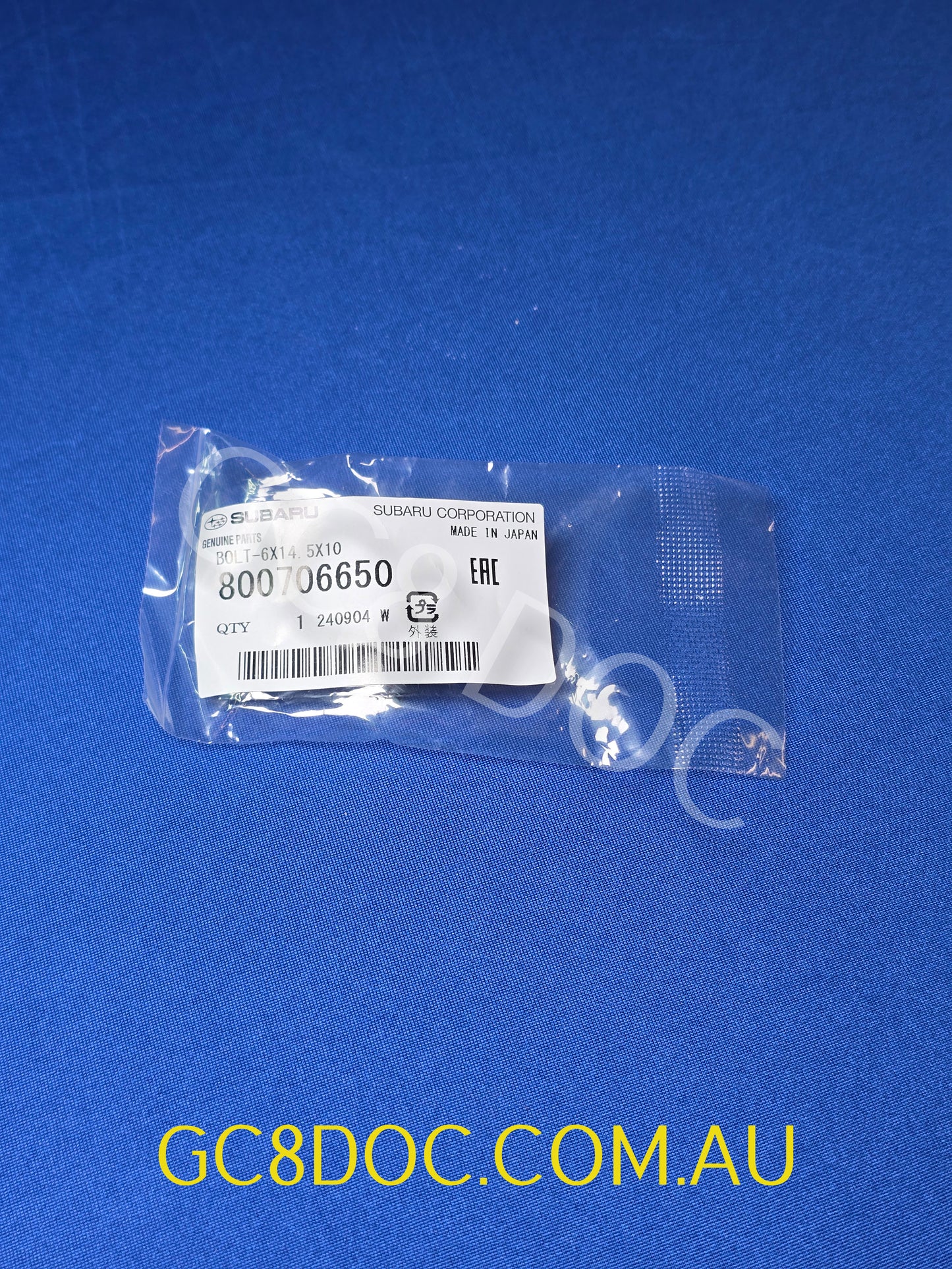 Subaru Bolt Timing Belt Cover 800706650