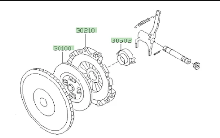 Exedy Uprated Organic Clutch Kit - 5 Speed For Subaru Impreza 92-13
