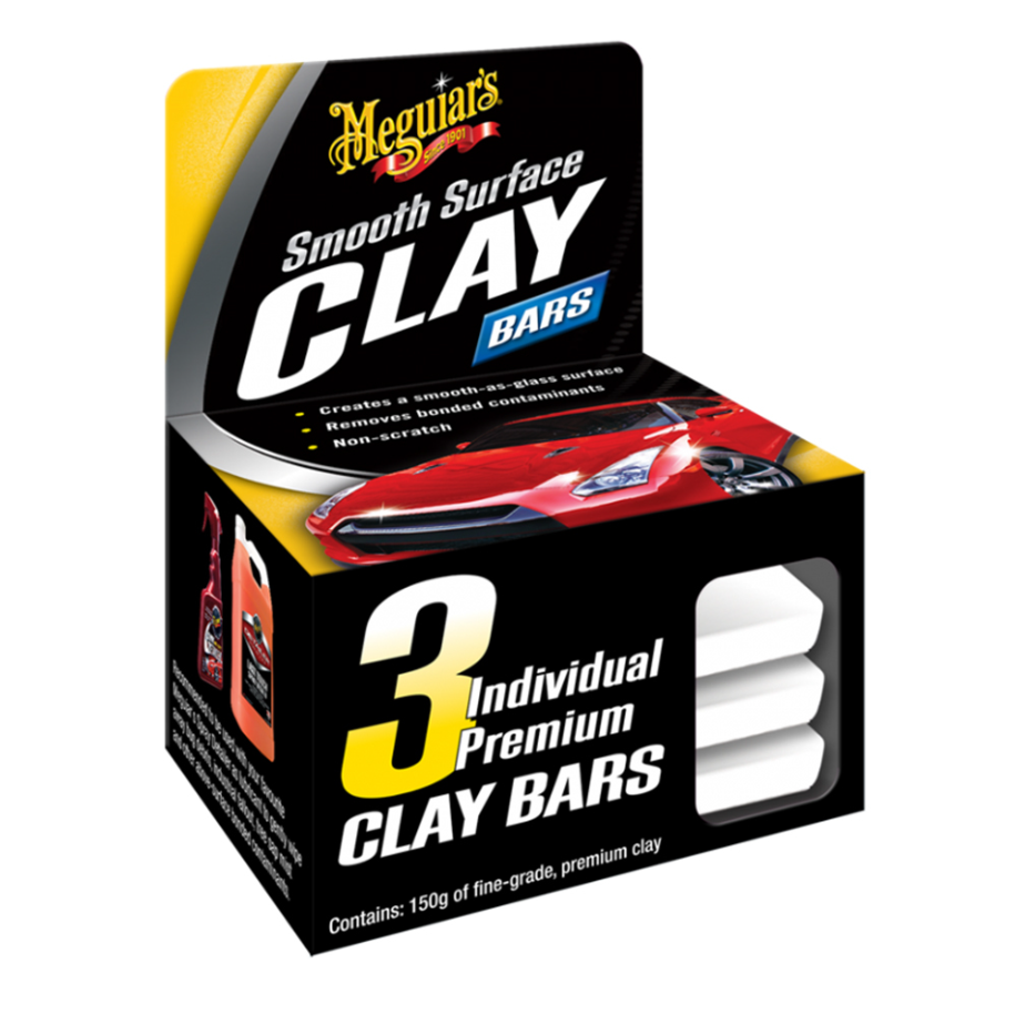 Meguiar's Smooth Surface Clay Bar 3 Pack