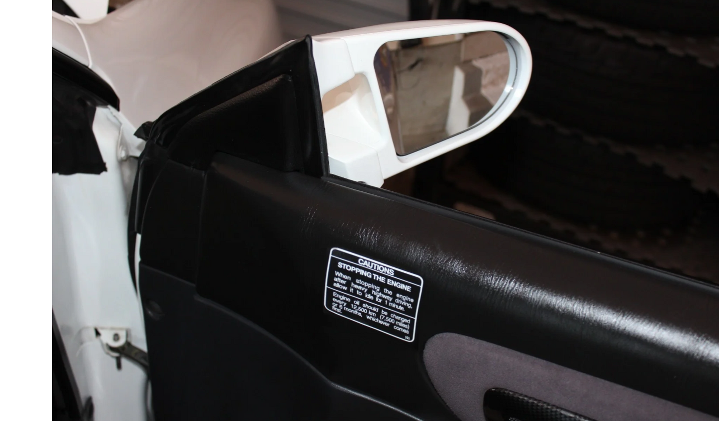 Replica Cooldown Sticker Label OEM P/N 91531AA980 For Subaru Impreza 92-00 GC8 GF8