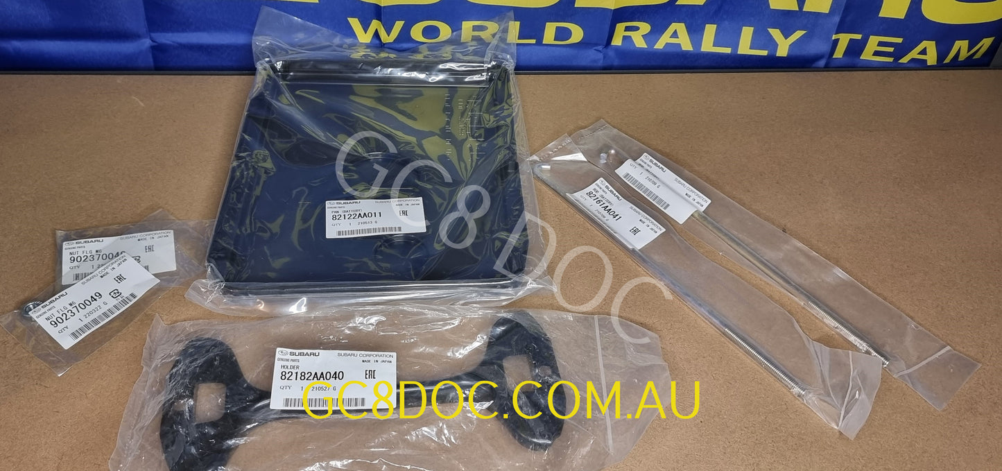 Subaru Impreza GC8/GF8 92-00 Battery Holding Kit 82122AA011 82182AA040