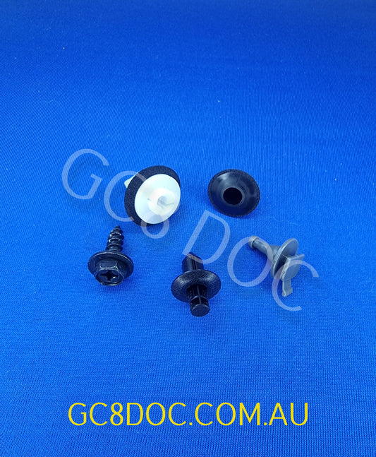 Subaru Impreza 1992-2000 GC8 GF8 GM8 STI WRX Complete  Side Skirts Fitting Kit 96056FA010 91167AA000 91167AA110 96050KA151 57718PA020