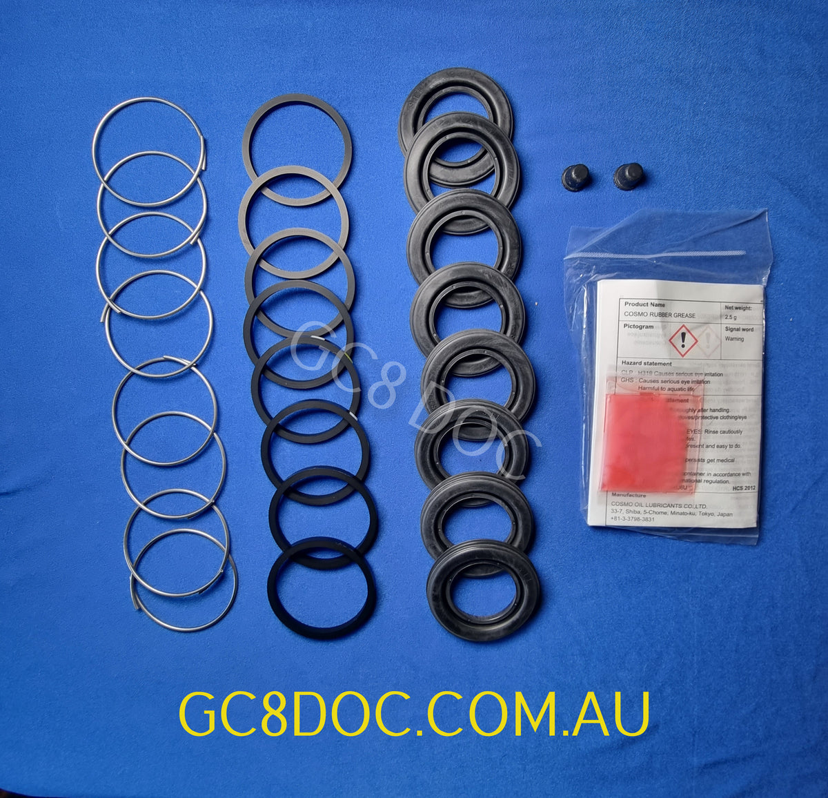 Alcon Prodrive 4 Pot Caliper Seal Kit For: Subaru Impreza GC8 GF8 WRX Alcon Prodrive 4 Pot Caliper Seal Kit For: Subaru Impreza GC8 GF8 WRX
