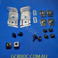 Subaru Impreza 92-00 GC8 GF8 GM8 Rear Bumper Spats/Splash Guards Fitting KIT