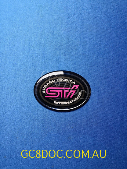 WRX Type R STI Replica OEM GC8 Type R Quarter Panel Domed Badges - 2x Styles - Pair OEM P/N ST9100055010