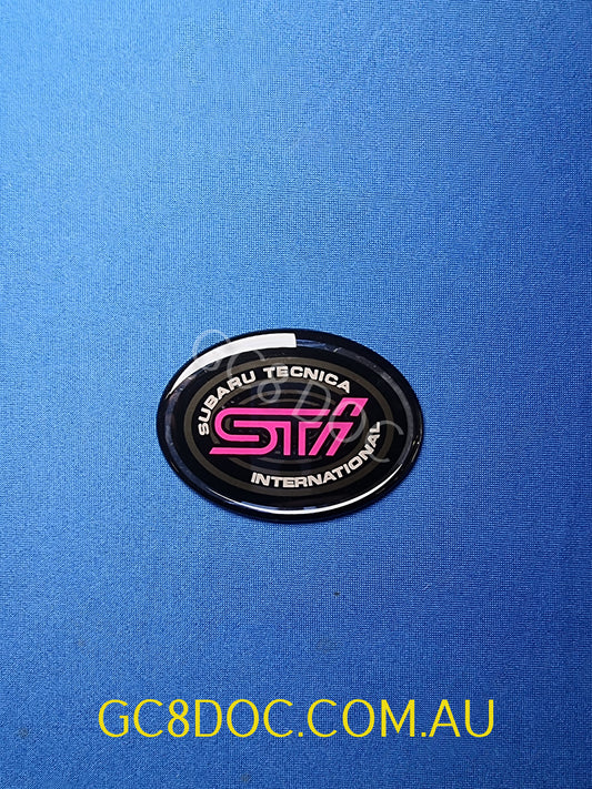 WRX Type R STI Replica OEM GC8 Type R Quarter Panel Domed Badges - 2x Styles - Pair OEM P/N ST9100055010
