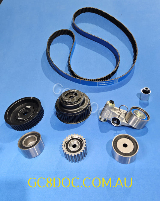 RCM - COSWORTH Timing Belt & RCM Alloy Camshaft Pulley UPGRADE KIT for Subaru Impreza 99-02 EJ20/22/25