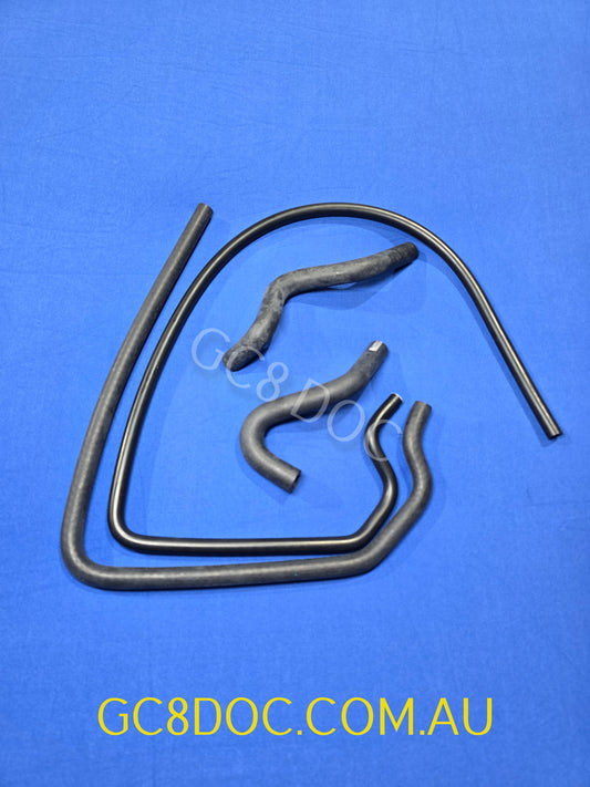 Subaru Impreza 97-00 GC8 GF8 GM8 WRX STI KIT Header/Radiator Overflow Hoses