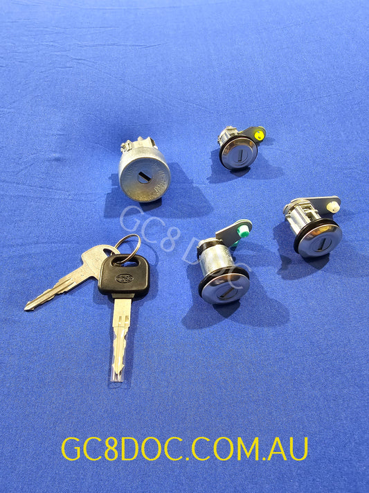 Subaru Impreza 92-96 GC8 Complete Key Kit 57400FA041