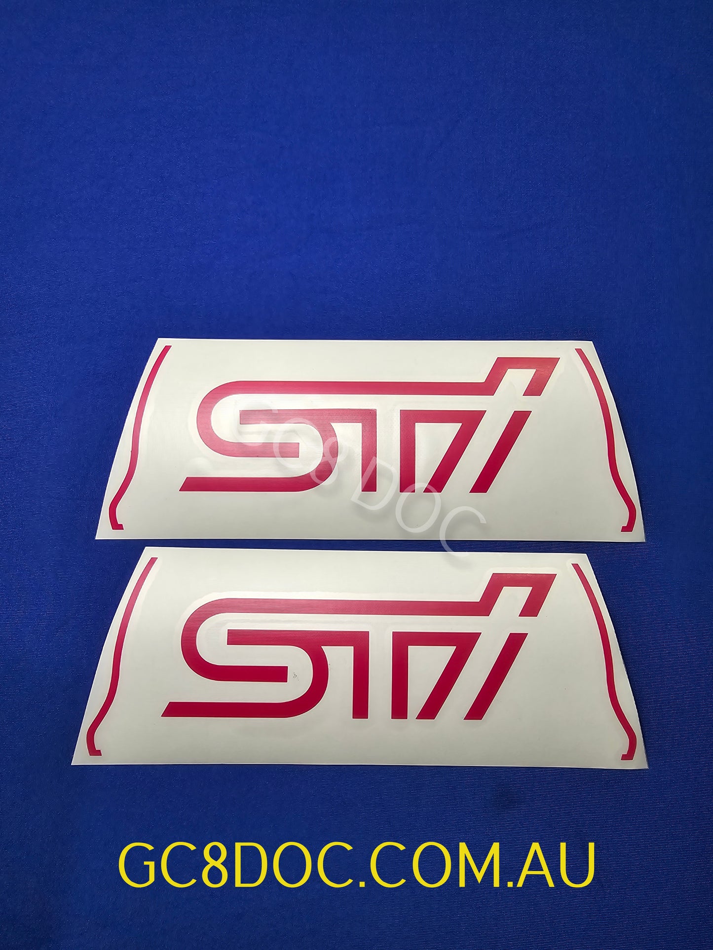 Subaru GC8/GF8 WRX STI 22B Fog Light Decals (pair)