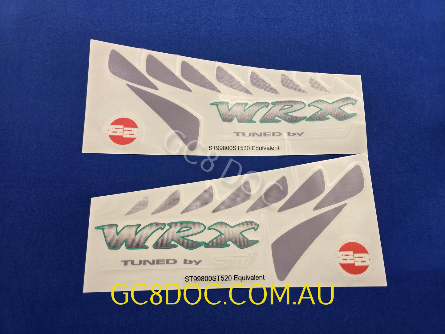 WRX GC8 "Type R" STI Coupe Side Stickers - Pair and Sets