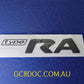 WRX GC8/GF8 Type R and Type RA Rear Tail Panel Stickers