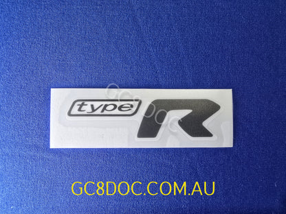 WRX GC8/GF8 Type R and Type RA Rear Tail Panel Stickers