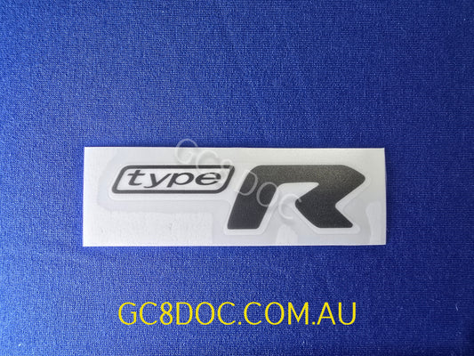 WRX GC8/GF8 Type R and Type RA Rear Tail Panel Stickers