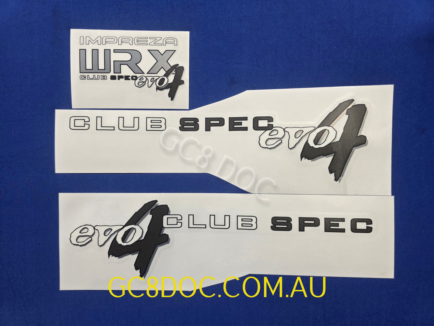 WRX Club Spec 4 Door Pairs + Tailgates Set