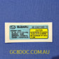 WRX GC8 (TE) Air Conditioning A/C Sticker