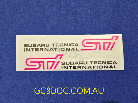 Replica STI Door Sticker For Subaru Impreza