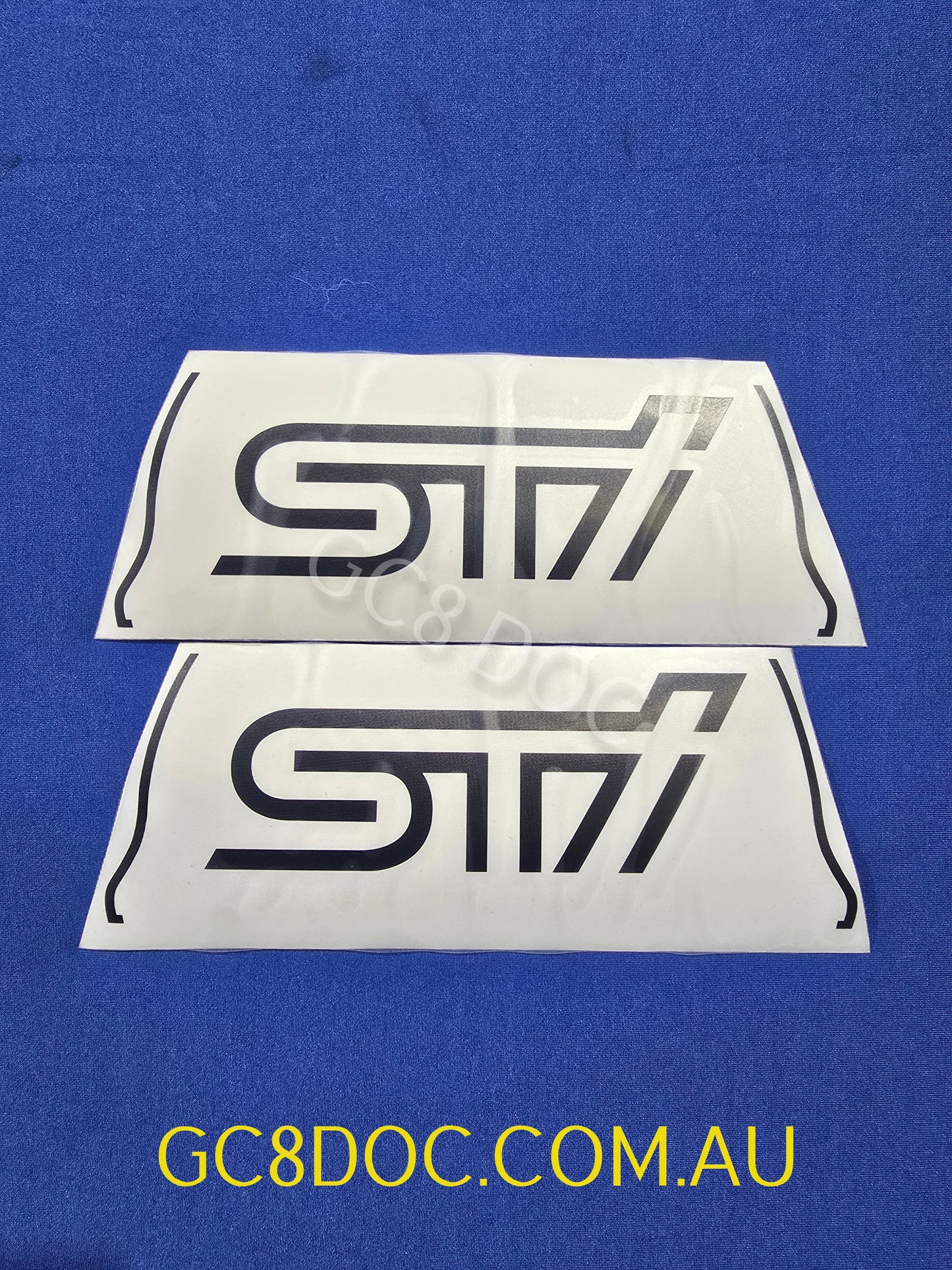 Subaru GC8/GF8 WRX STI 22B Fog Light Decals (pair)