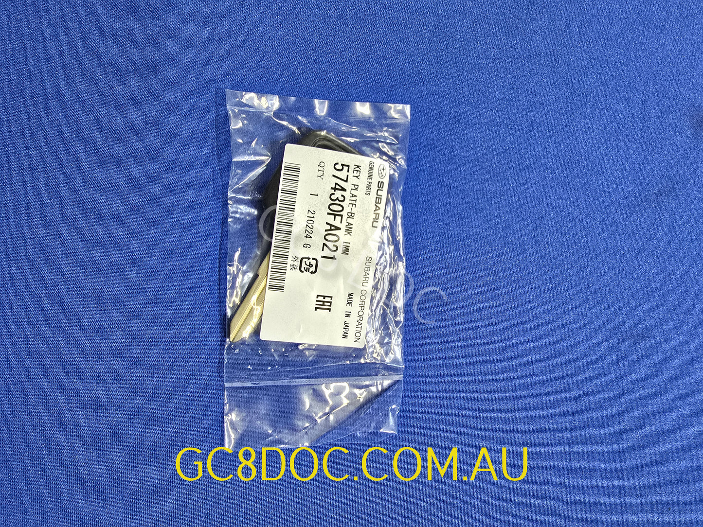 Subaru Impreza 97-00 GC8 GF8 WRX Key Blank With Chip 57430FA021