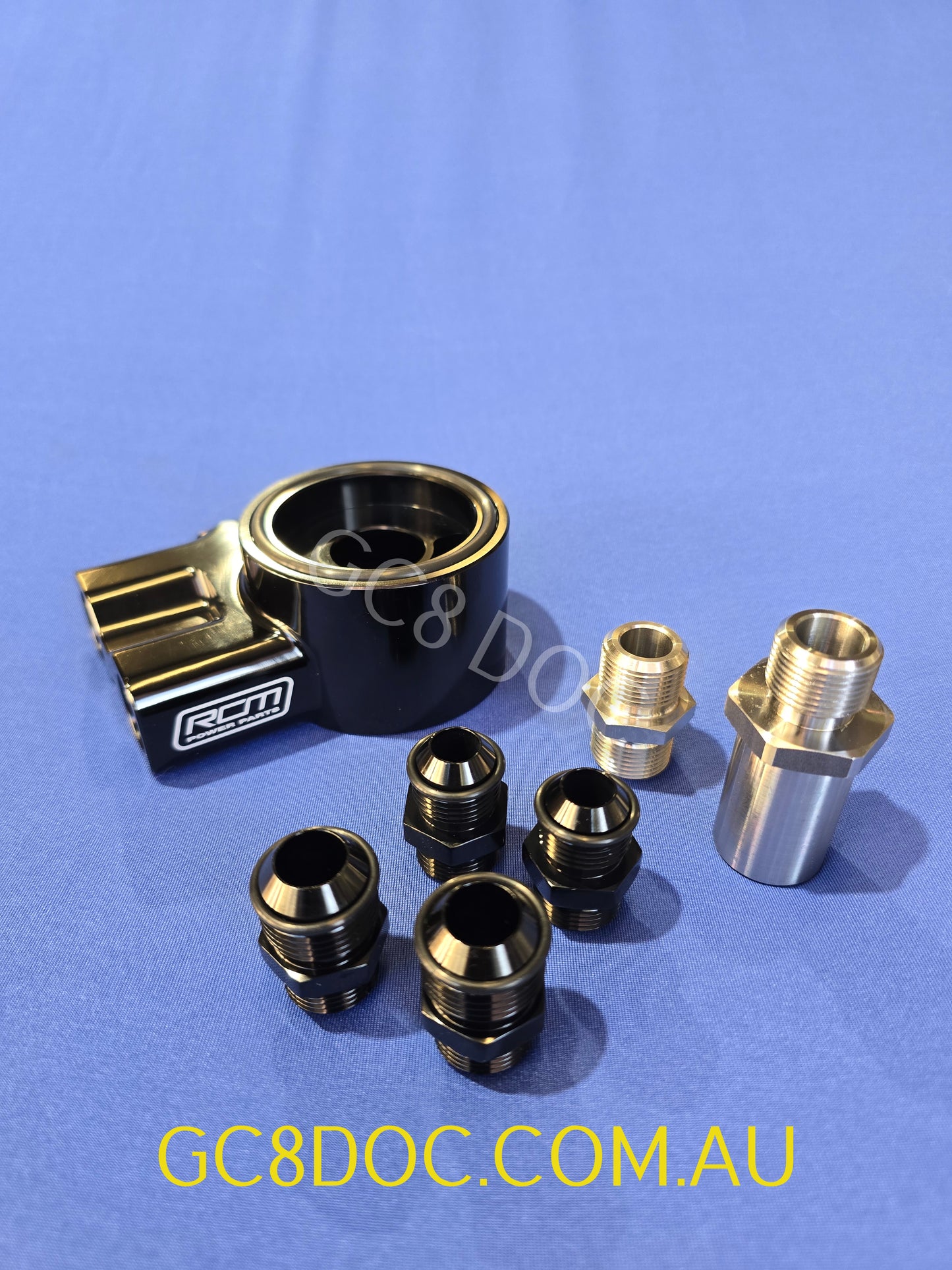 RCM Black Series Thermostatic Oil Sandwich Plate For Subaru Impreza 92-15