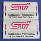 Subaru GC8/GF8 WRX STI 22B Fog Light Decals (pair)