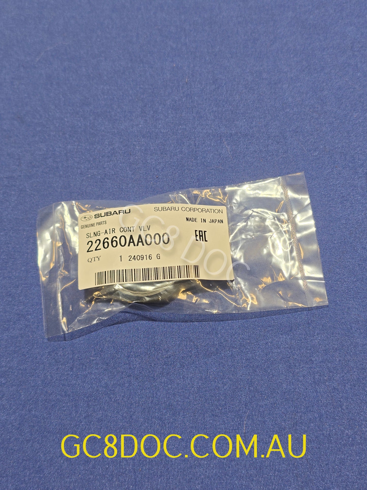 Subaru Impreza 92-98 GC8 GF8 GM8 Sealing Idle Control Check Valve 22660AA000