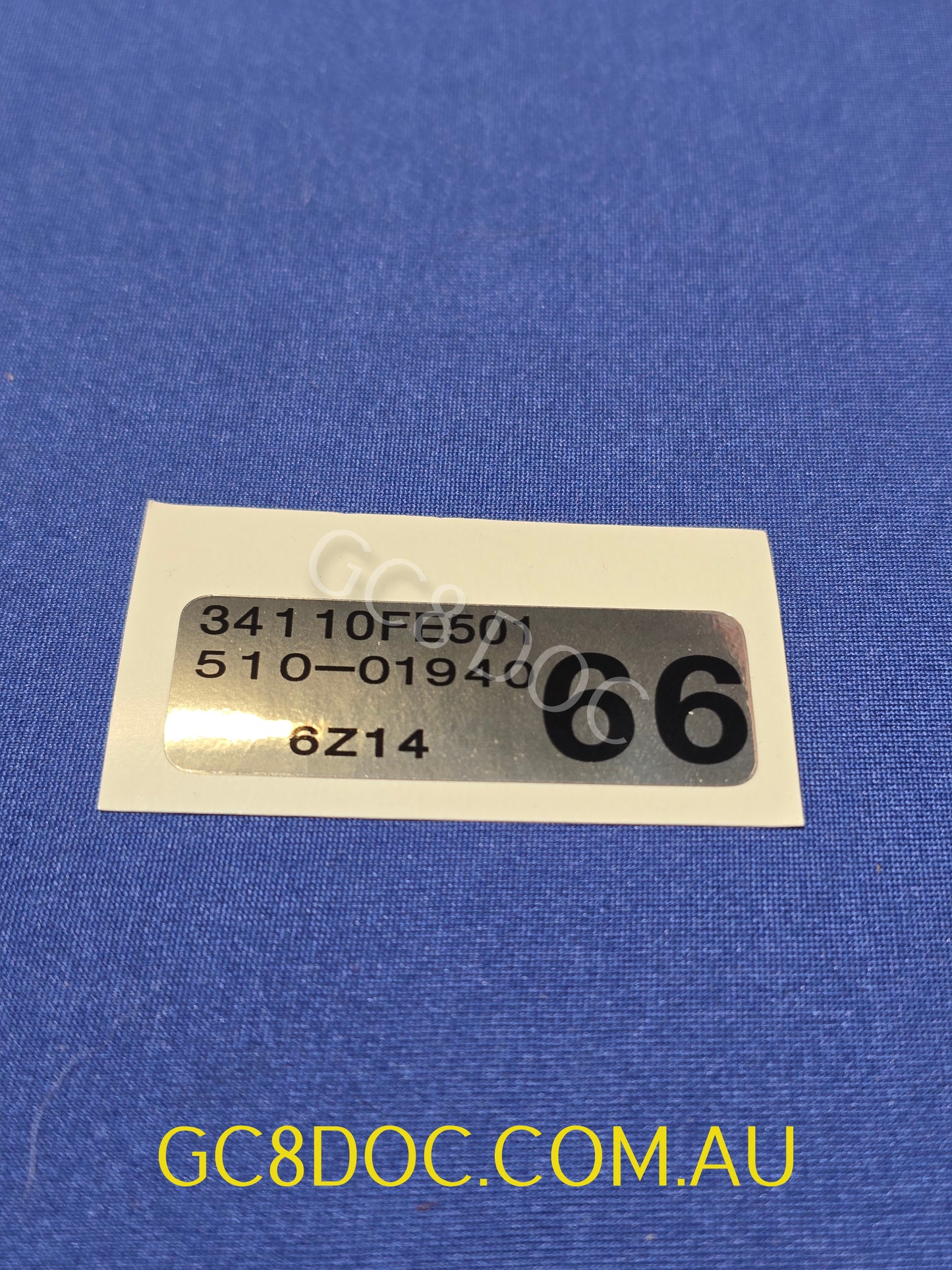 Replica Subaru Steering Rack Sticker
