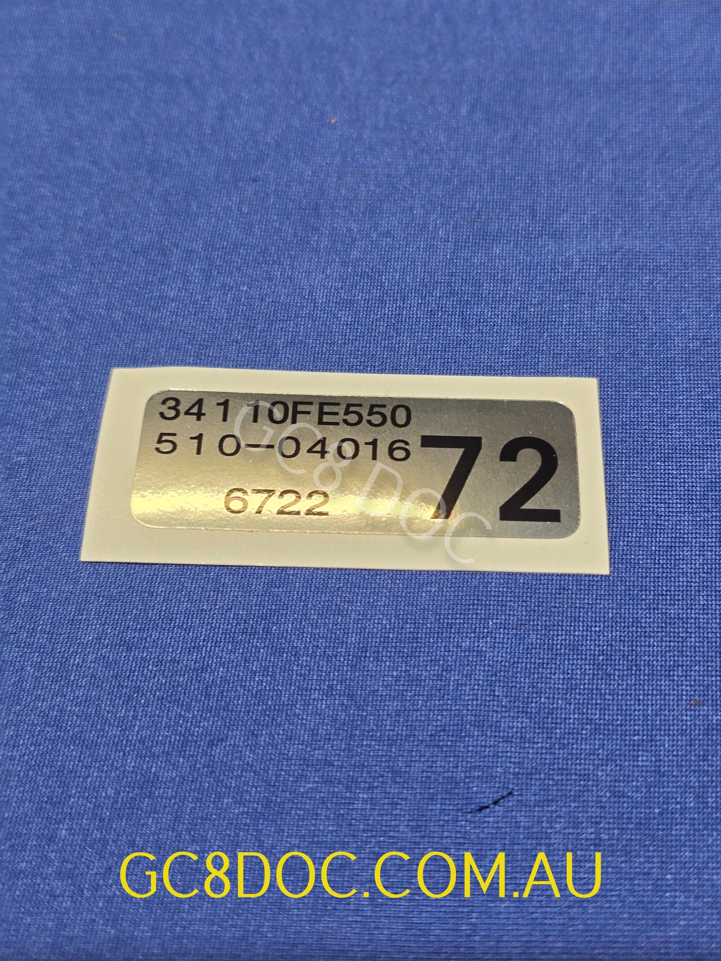 Replica Subaru Steering Rack Sticker