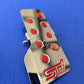 Replica STI Pedal Pad Covers Set MT Silver For Subaru Impreza GC8/GM8/GF8 OEM P/N ST3600055000